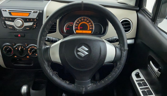 2015 Maruti Wagon R 1.0 VXI AMT, Petrol, Automatic, 26,941 km, Steering Wheel Close Up