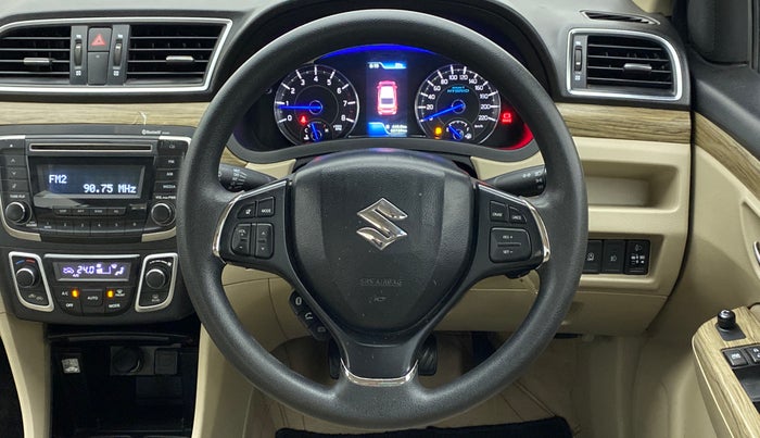 2018 Maruti Ciaz DELTA 1.5 SHVS MT PETROL, Petrol, Manual, 63,942 km, Steering Wheel Close Up