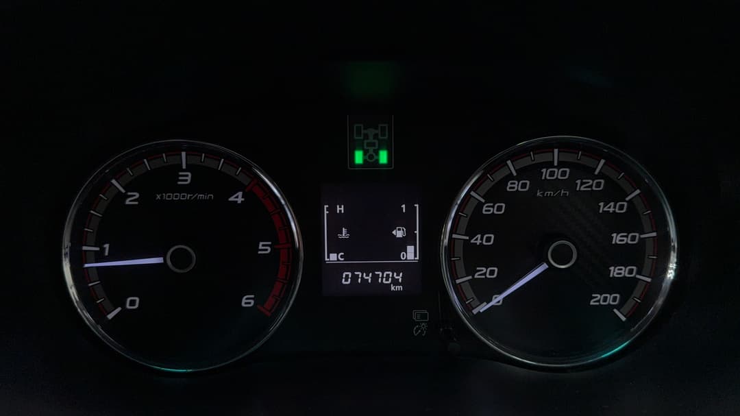 2017 Mitsubishi Triton Gls (4x4), Manual, 74704 km, Odometer View