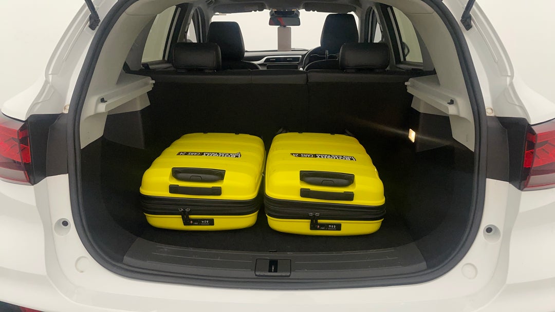 Boot Inside View with Luggage