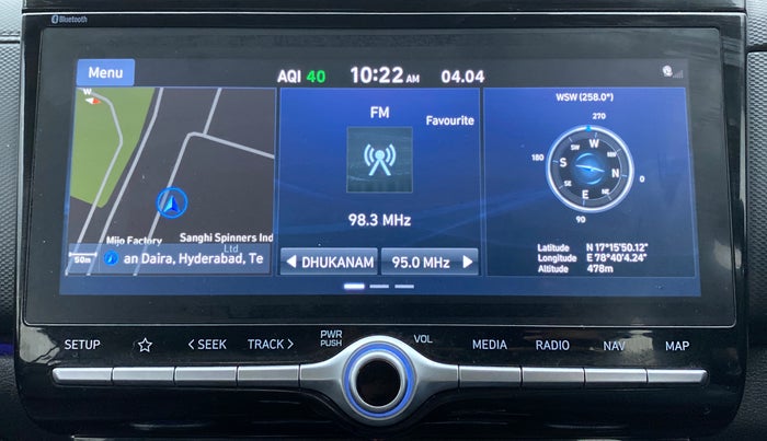 2022 Hyundai Creta SX (O) 1.4 TURBO DCT, Petrol, Automatic, 16,898 km, Touchscreen Infotainment System
