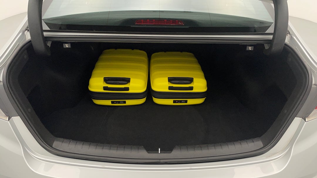 Boot Inside View with Luggage