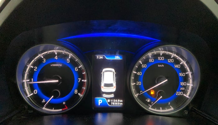 2016 Maruti Baleno ZETA CVT PETROL 1.2, Petrol, Automatic, 78,363 km, Infotainment system - Parking sensor not working