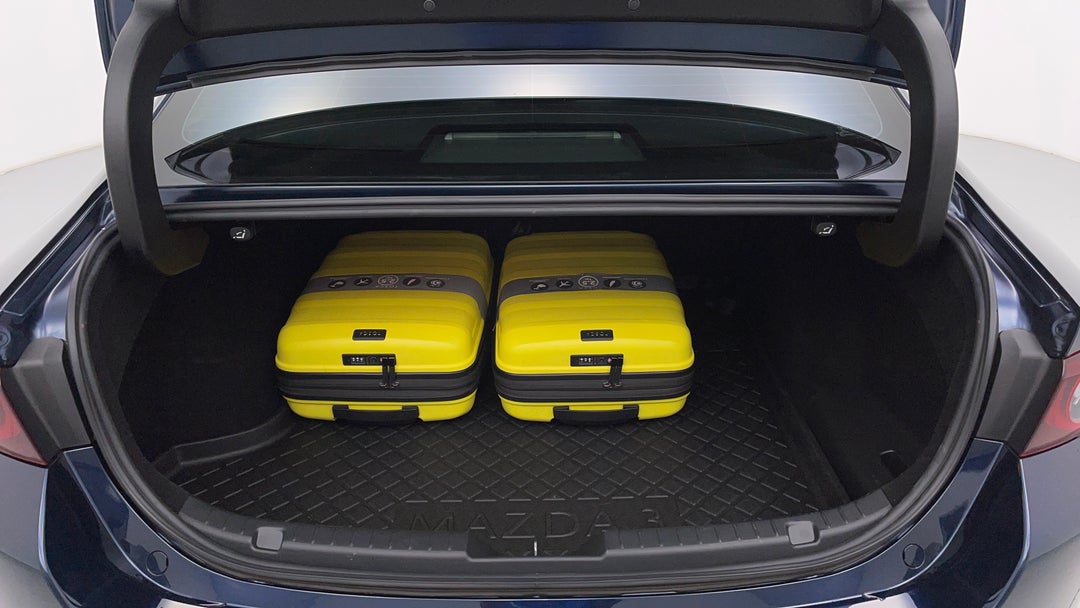 Boot Inside View with Luggage