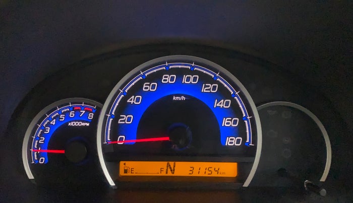 2017 Maruti Wagon R 1.0 VXI AMT, Petrol, Automatic, 31,154 km, Odometer Image