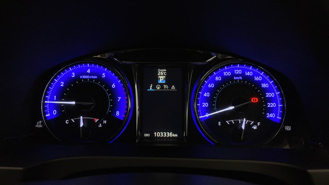 2017 Toyota Aurion At-x, Automatic, 103336 km, Odometer View