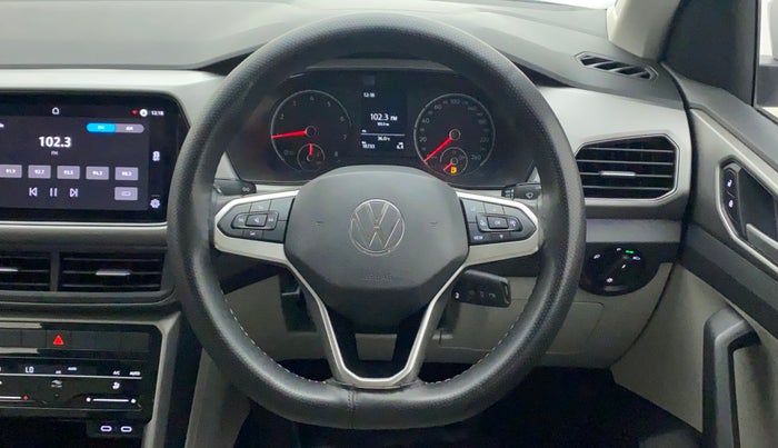 2021 Volkswagen TAIGUN HIGHLINE 1.0 TSI MT, Petrol, Manual, 18,733 km, Steering Wheel Close Up