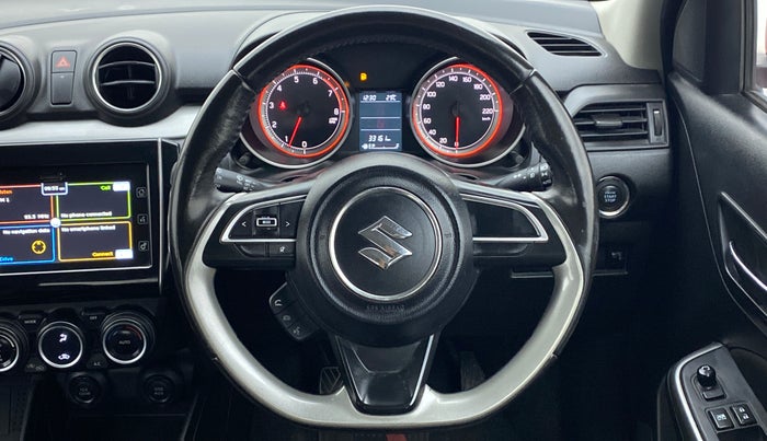2018 Maruti Swift ZXI+, Petrol, Manual, 33,403 km, Steering Wheel Close Up