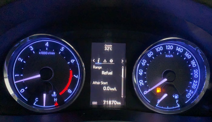 2016 Toyota Corolla Altis GL, Petrol, Manual, 71,916 km, Odometer Image