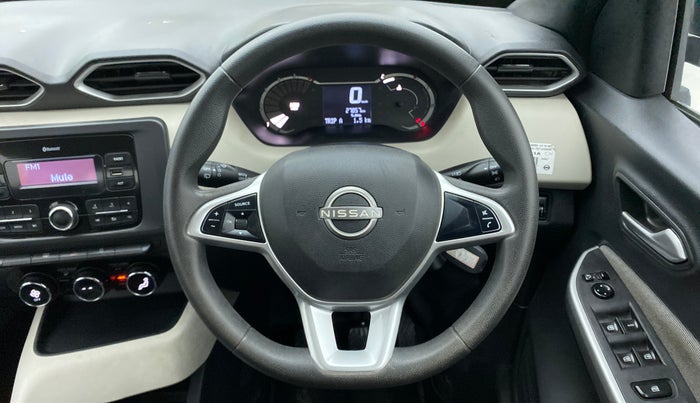 2021 Nissan MAGNITE XL Turbo MT, Petrol, Manual, 27,857 km, Steering Wheel Close Up