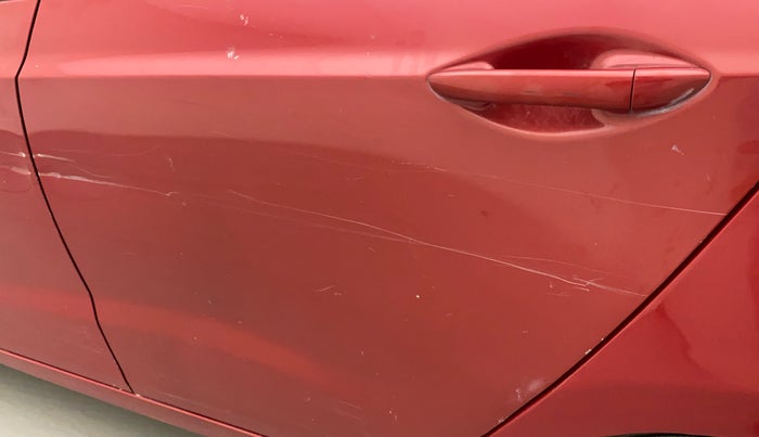 2018 Hyundai Grand i10 MAGNA 1.2 KAPPA VTVT, Petrol, Manual, 40,186 km, Rear left door - Minor scratches
