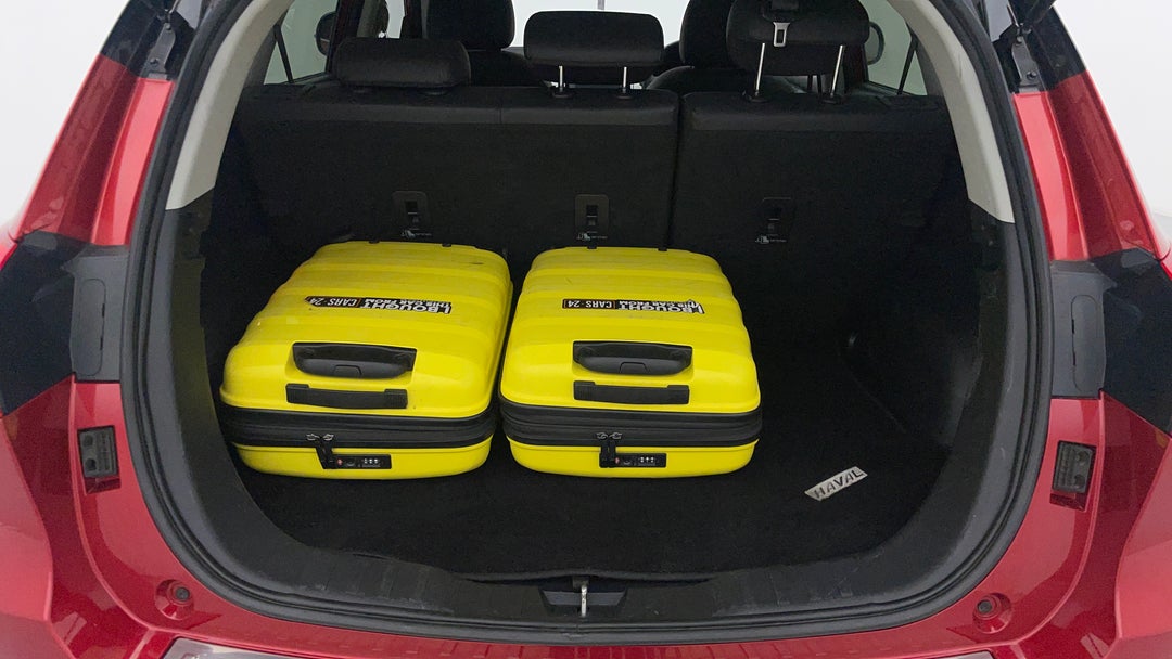 Boot Inside View with Luggage