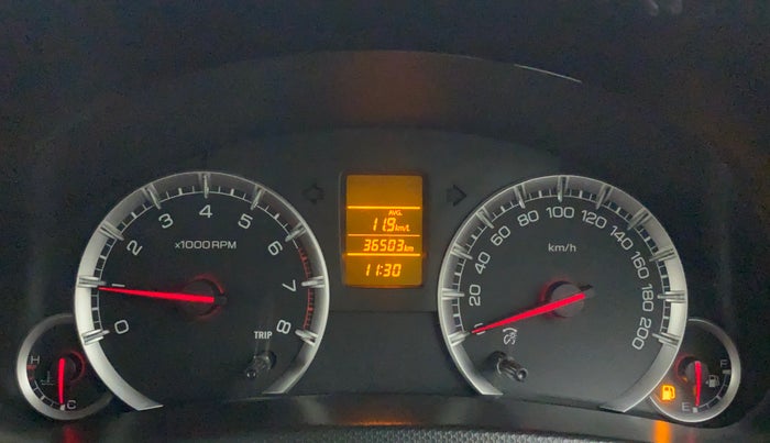 2016 Maruti Swift VXI, Petrol, Manual, 36,719 km, Odometer Image