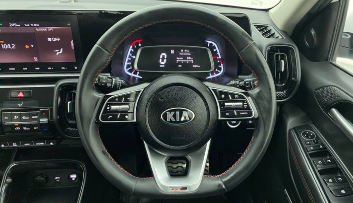 2020 KIA SONET GTX PLUS DCT 1.0, Petrol, Automatic, 27,728 km, Steering Wheel Close Up