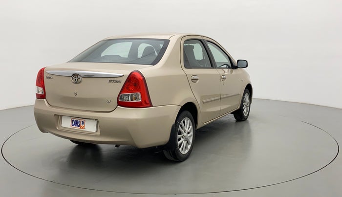 2011 Toyota Etios V, Petrol, Manual, 32,950 km, Right Back Diagonal