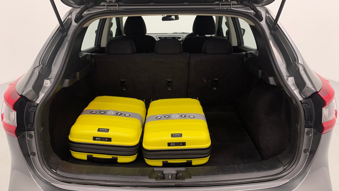 Boot Inside View with Luggage
