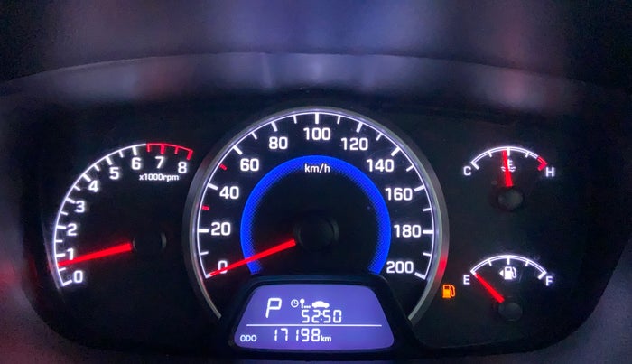 2018 Hyundai Grand i10 SPORTZ AT 1.2 KAPPA VTVT, Petrol, Automatic, 17,256 km, Odometer Image