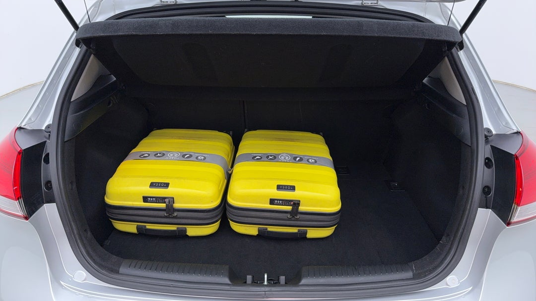 Boot Inside View with Luggage