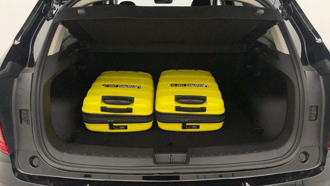 Boot Inside View with Luggage