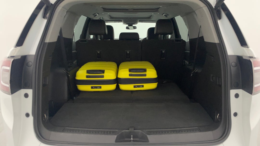 Boot Inside View with Luggage