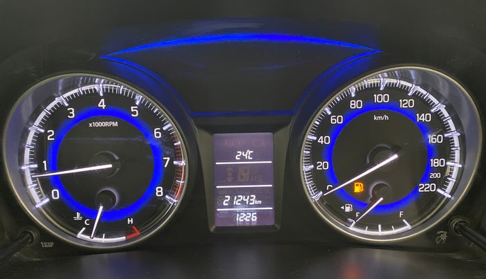 2017 Maruti Baleno DELTA 1.2 K12, Petrol, Manual, 21,344 km, Odometer Image