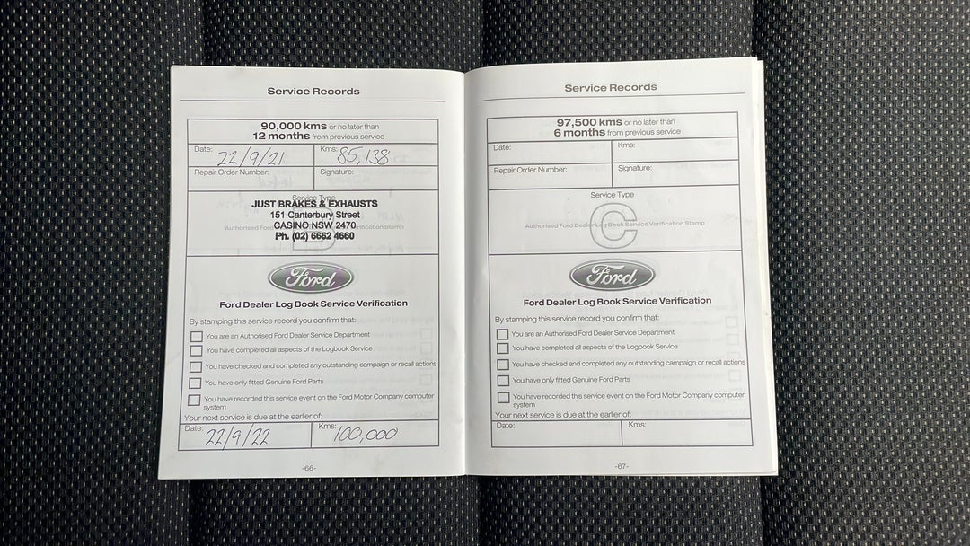 2016 Ford Falcon Xr6, Automatic, 87282 km, Service History