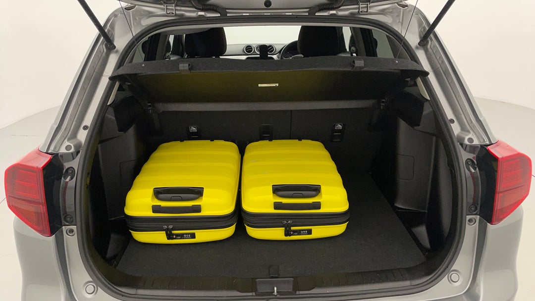 Boot Inside View with Luggage