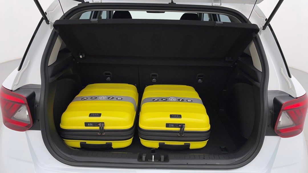 Boot Inside View with Luggage