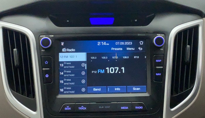 2018 Hyundai Creta SX AT 1.6 PETROL, Petrol, Automatic, 26,218 km, Infotainment System