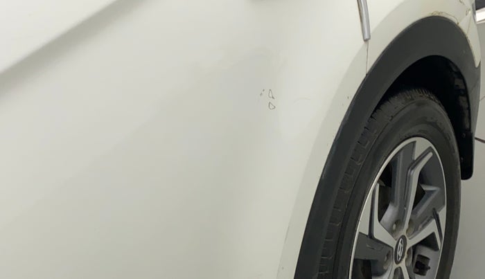 2018 Hyundai Creta SX AT 1.6 PETROL, Petrol, Automatic, 26,218 km, Rear left door - Minor scratches