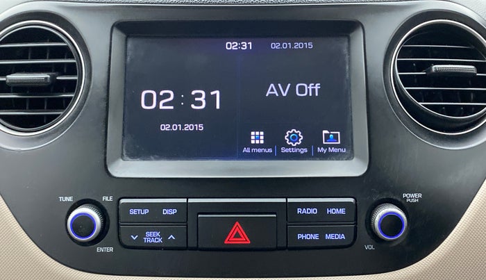 2019 Hyundai Grand i10 SPORTZ 1.2 KAPPA VTVT, Petrol, Manual, 1,12,010 km, Infotainment System