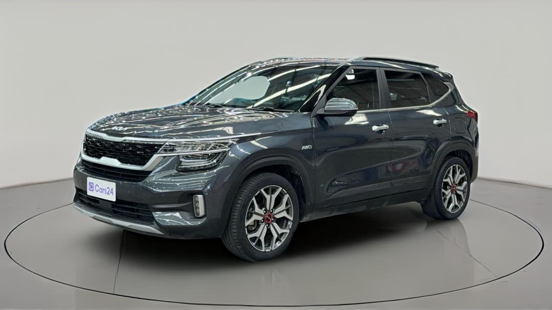 2022 Kia Seltos Gt-line (AWD), Automatic, 26650 km, Left Front Diagonal (45- Degree) View
