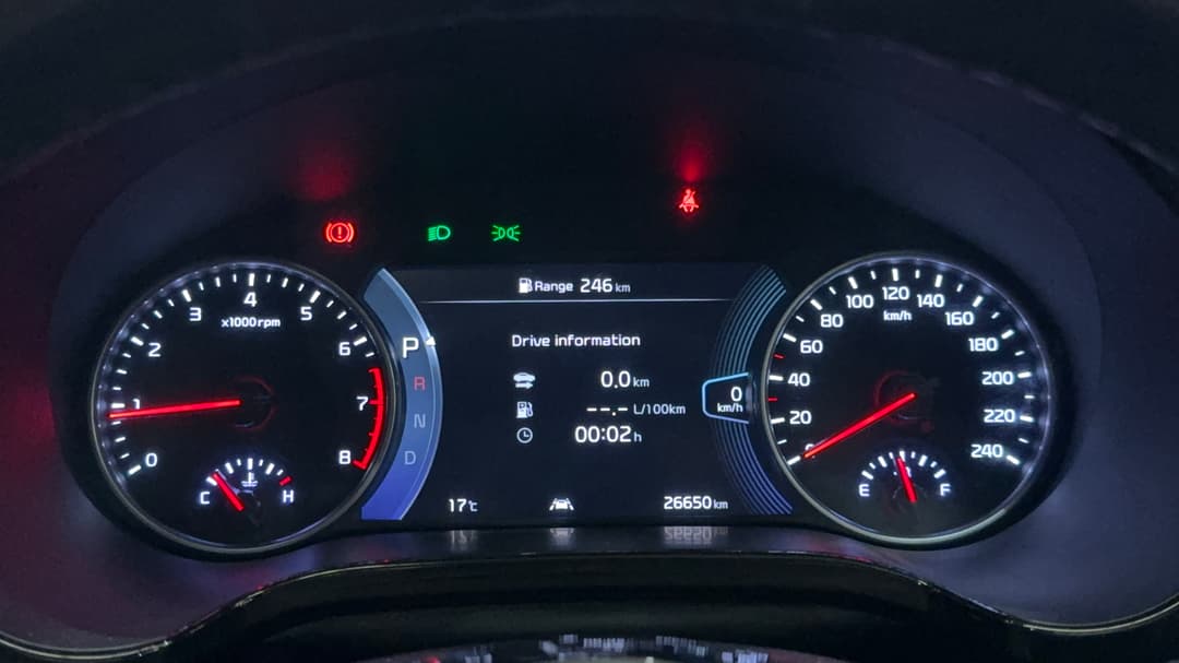 2022 Kia Seltos Gt-line (AWD), Automatic, 26650 km, Odometer View