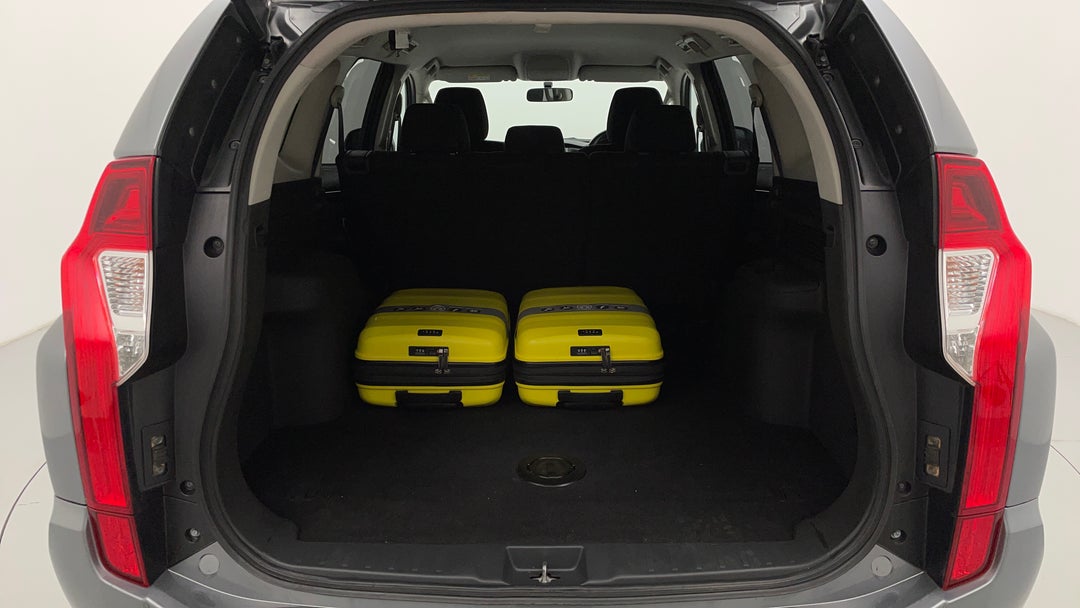 Boot Inside View with Luggage