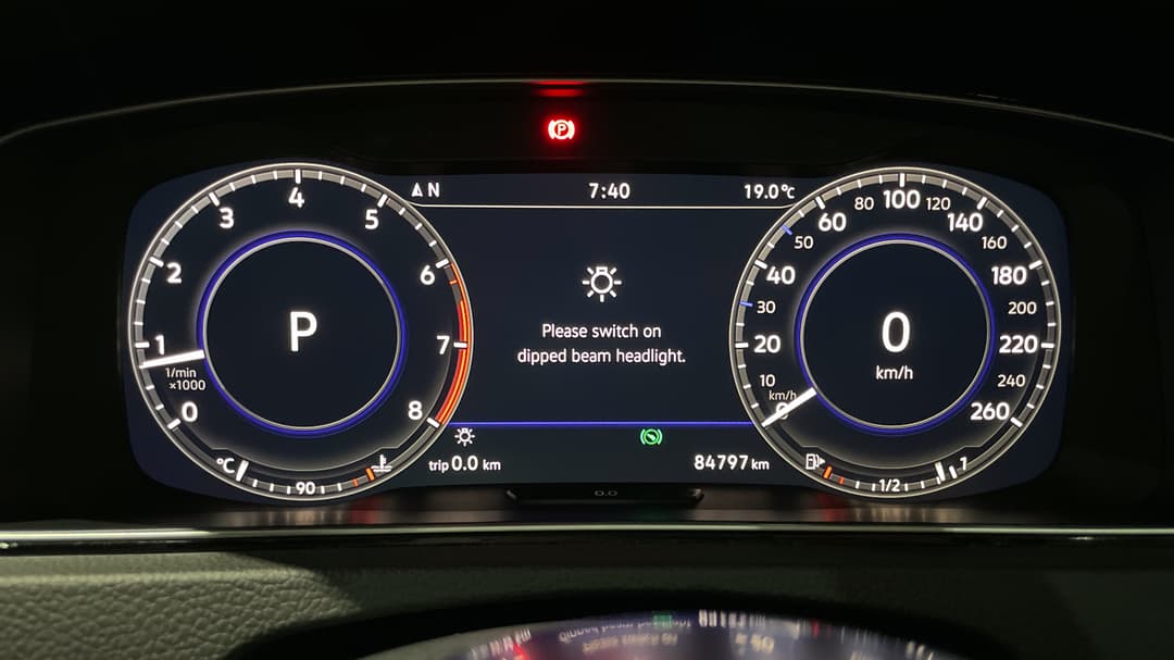 2019 Volkswagen Golf 110 Tsi Highline, Automatic, 84797 km, Odometer View