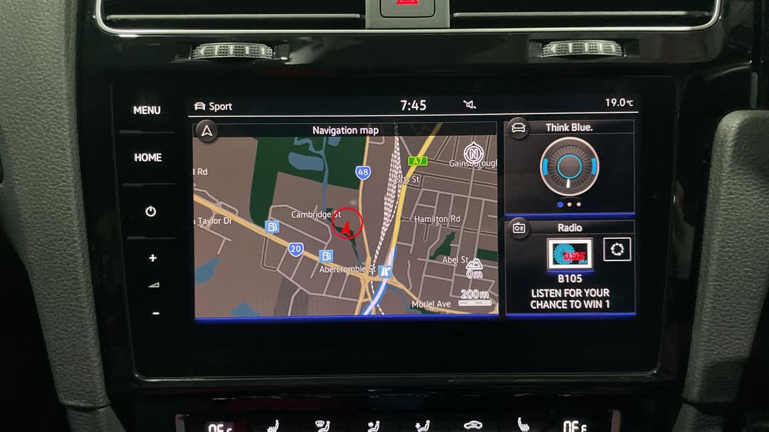 2019 Volkswagen Golf 110 Tsi Highline, Automatic, 84797 km, Infotainment System