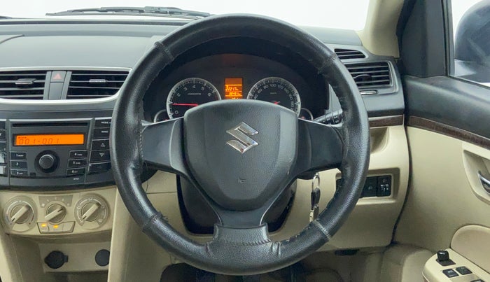 2014 Maruti Swift Dzire VXI, Petrol, Manual, 38,491 km, Steering Wheel Close Up