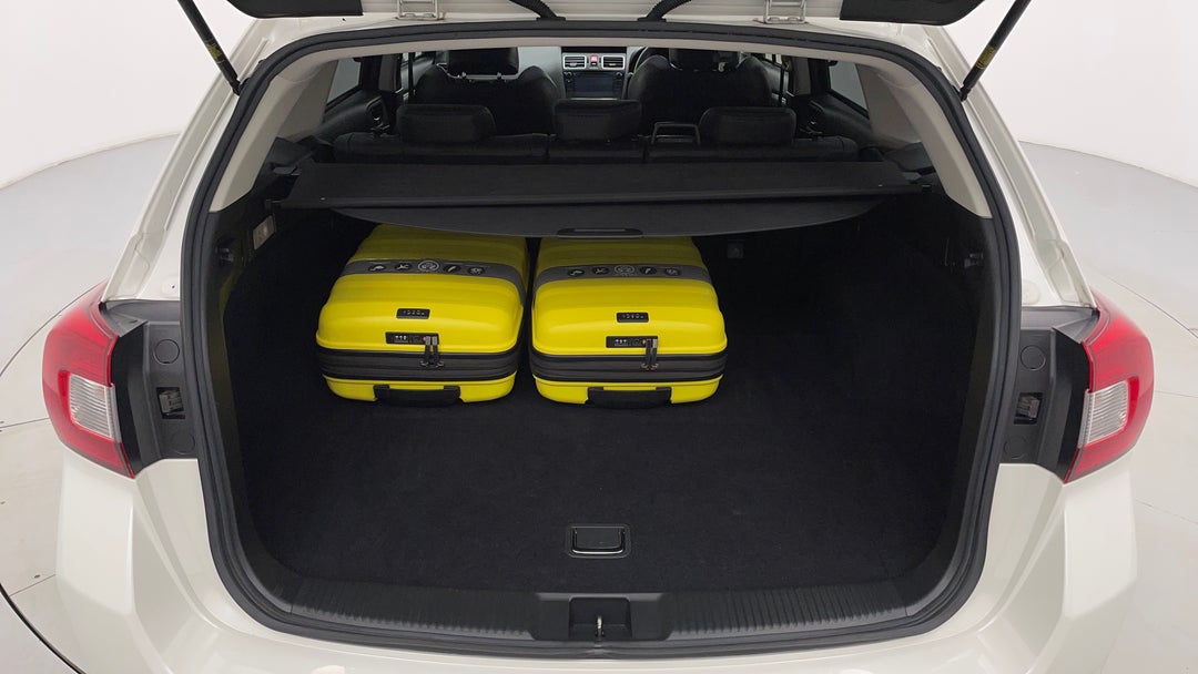 Boot Inside View with Luggage