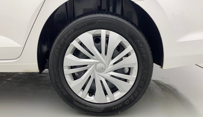 2023 Volkswagen VIRTUS COMFORTLINE TSI 1.0 MT, Petrol, Manual, 7,645 km, Left Rear Wheel