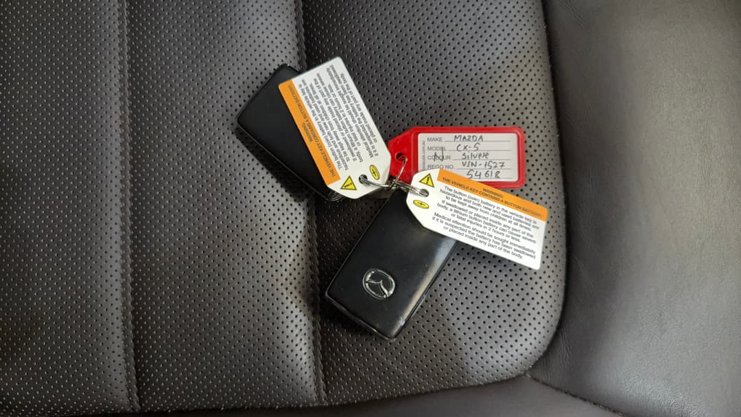 2023 Mazda CX-5 G25 Akera (AWD), Automatic, 20835 km, Key Close-up