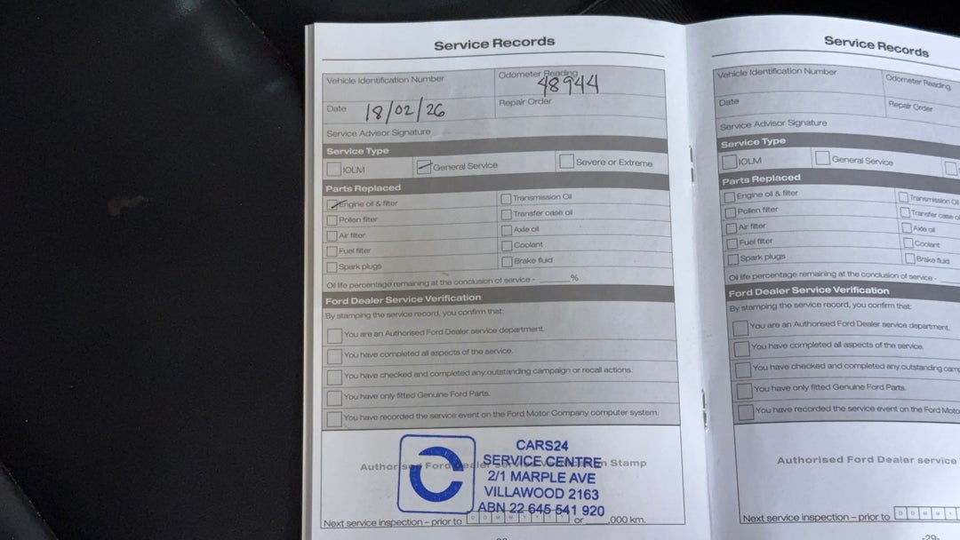 2022 Ford Ranger Wildtrak 3.0 (4x4), Automatic, 48944 km, Service History