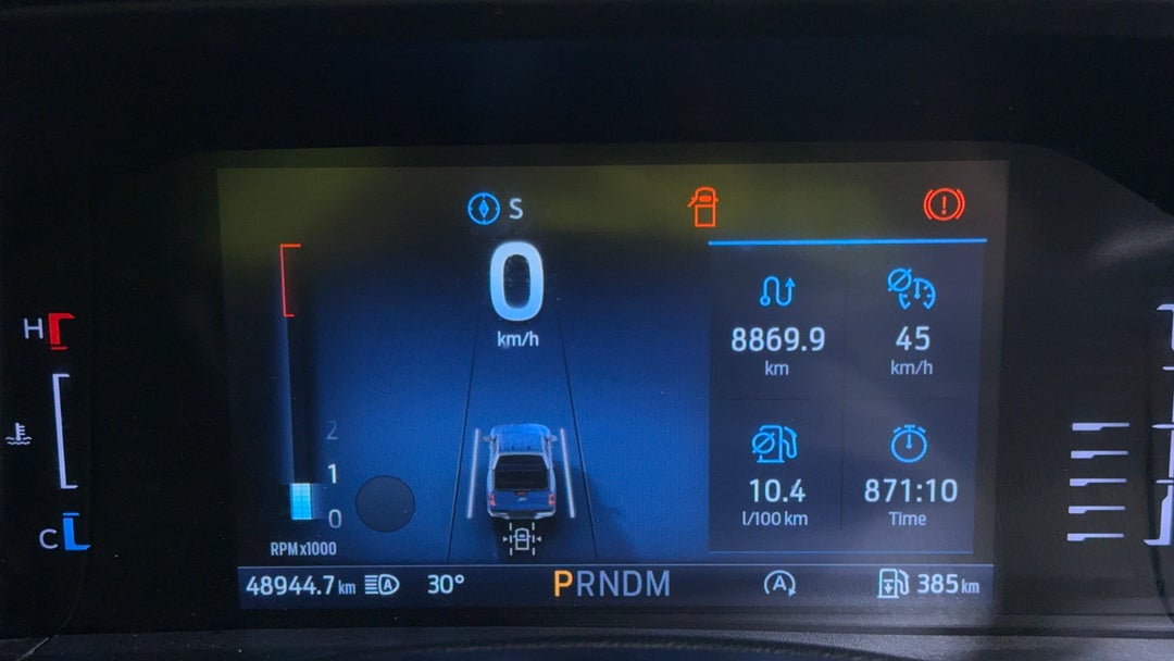 2022 Ford Ranger Wildtrak 3.0 (4x4), Automatic, 48944 km, Odometer View