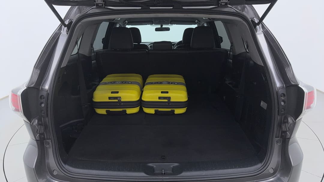 Boot Inside View with Luggage