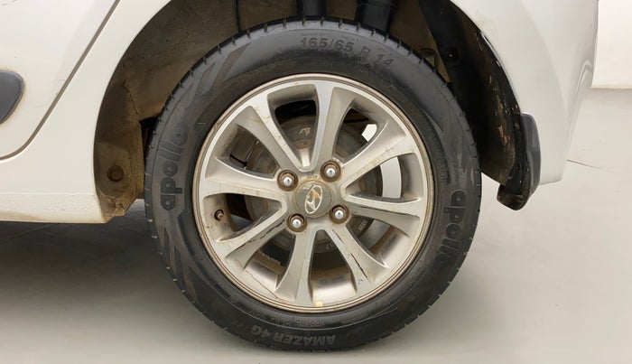 2015 Hyundai Grand i10 ASTA (O) 1.2 KAPPA VTVT, Petrol, Manual, 85,961 km, Left Rear Wheel