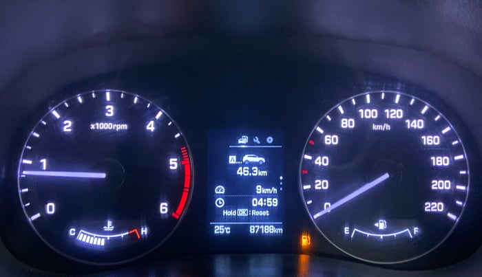 2015 Hyundai Creta 1.6 SX (O) CRDI, Diesel, Manual, 87,266 km, Odometer Image
