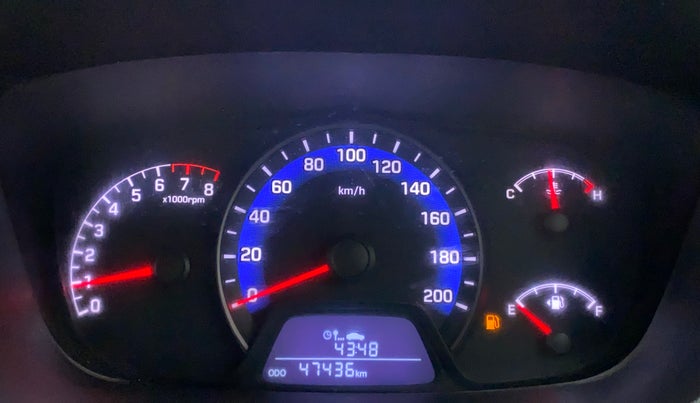 2014 Hyundai Xcent S 1.2, Petrol, Manual, 47,436 km, Odometer Image