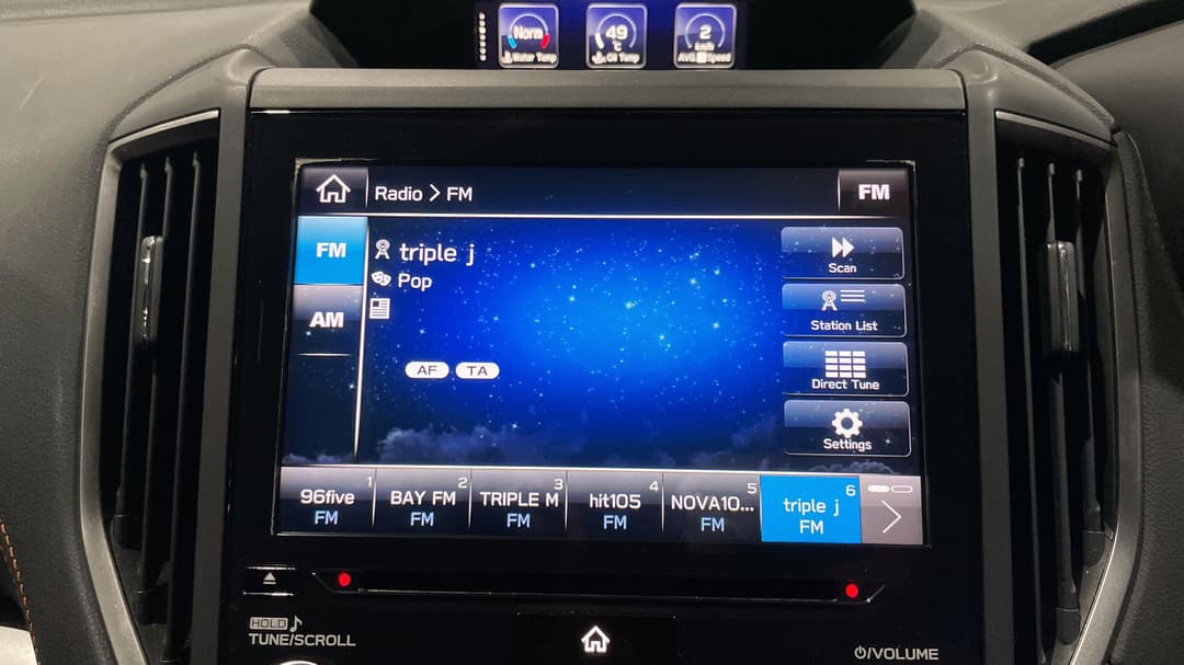 2017 Subaru XV 2.0i-l, Automatic, 107958 km, Infotainment System