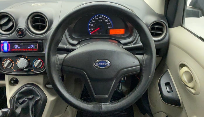 2017 Datsun Go Plus T, Petrol, Manual, 46,490 km, Steering Wheel Close Up