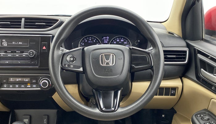 2018 Honda Amaze 1.2 V CVT I VTEC, Petrol, Automatic, 54,792 km, Steering Wheel Close Up