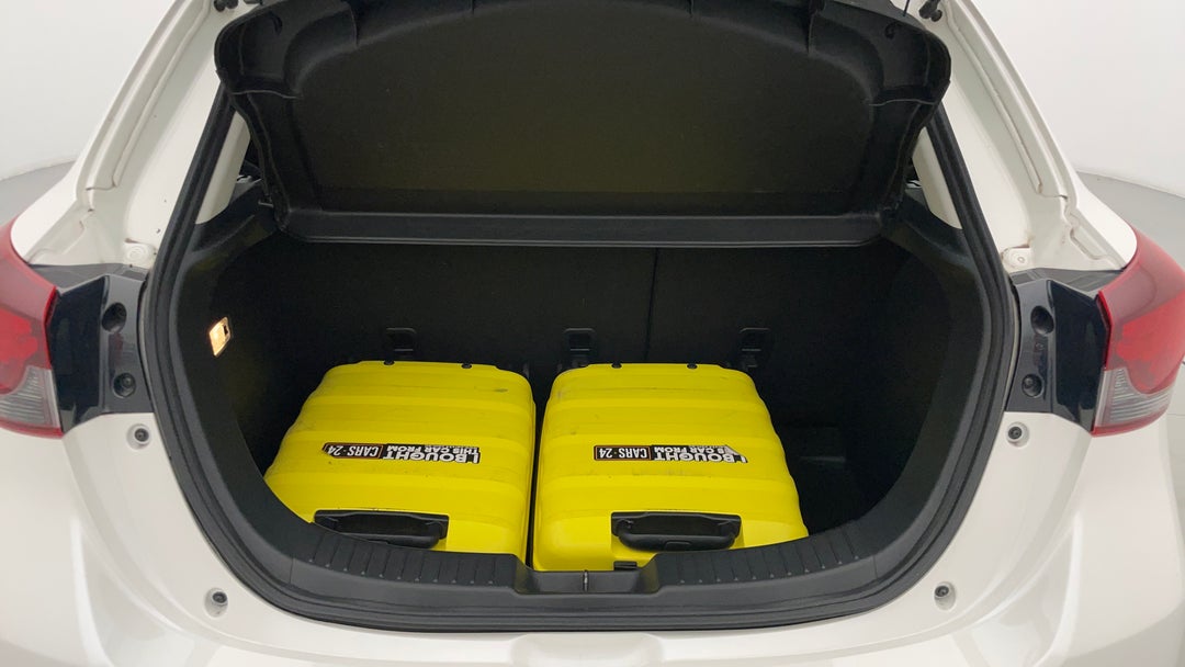 Boot Inside View with Luggage